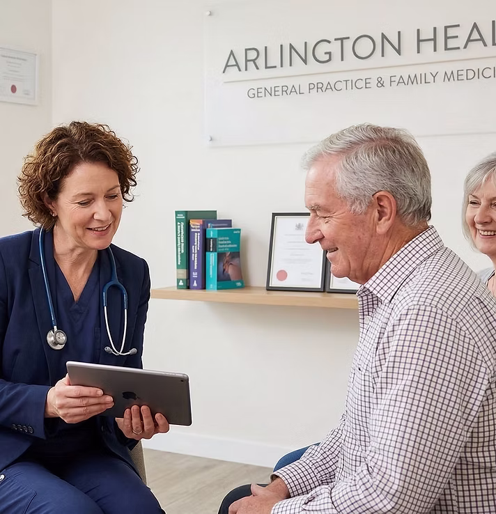 Private GP consultation room
